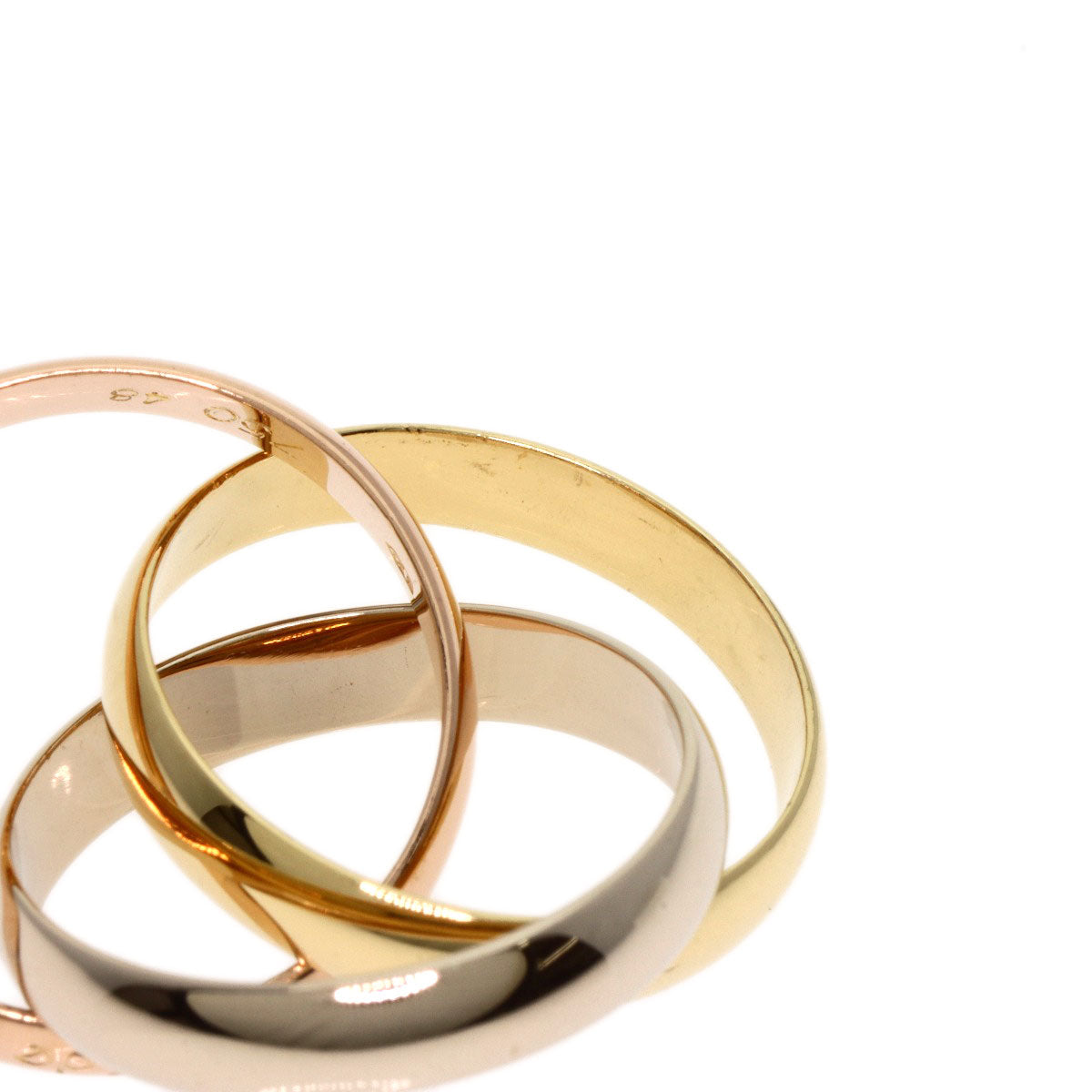 Cartier Ring K18Yg , K18Pg , K18Wg Gold Trinity #48 Women