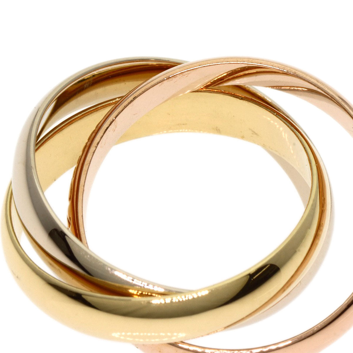 Cartier Ring K18Yg , K18Pg , K18Wg Gold Trinity #48 Women