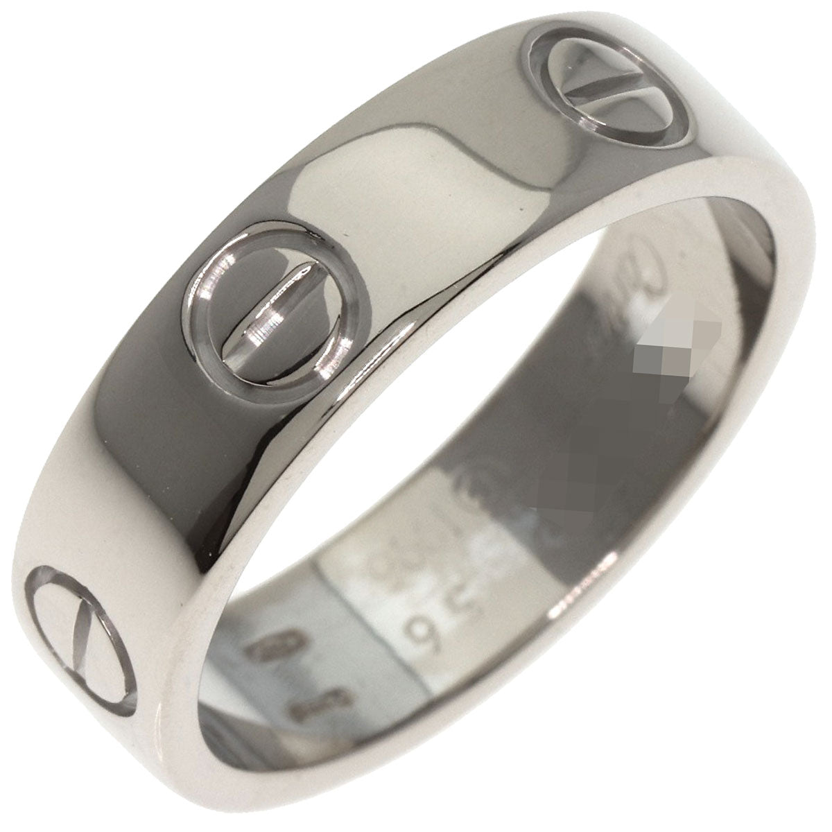 Cartier Ring K18Wg Silver Love Ring #56