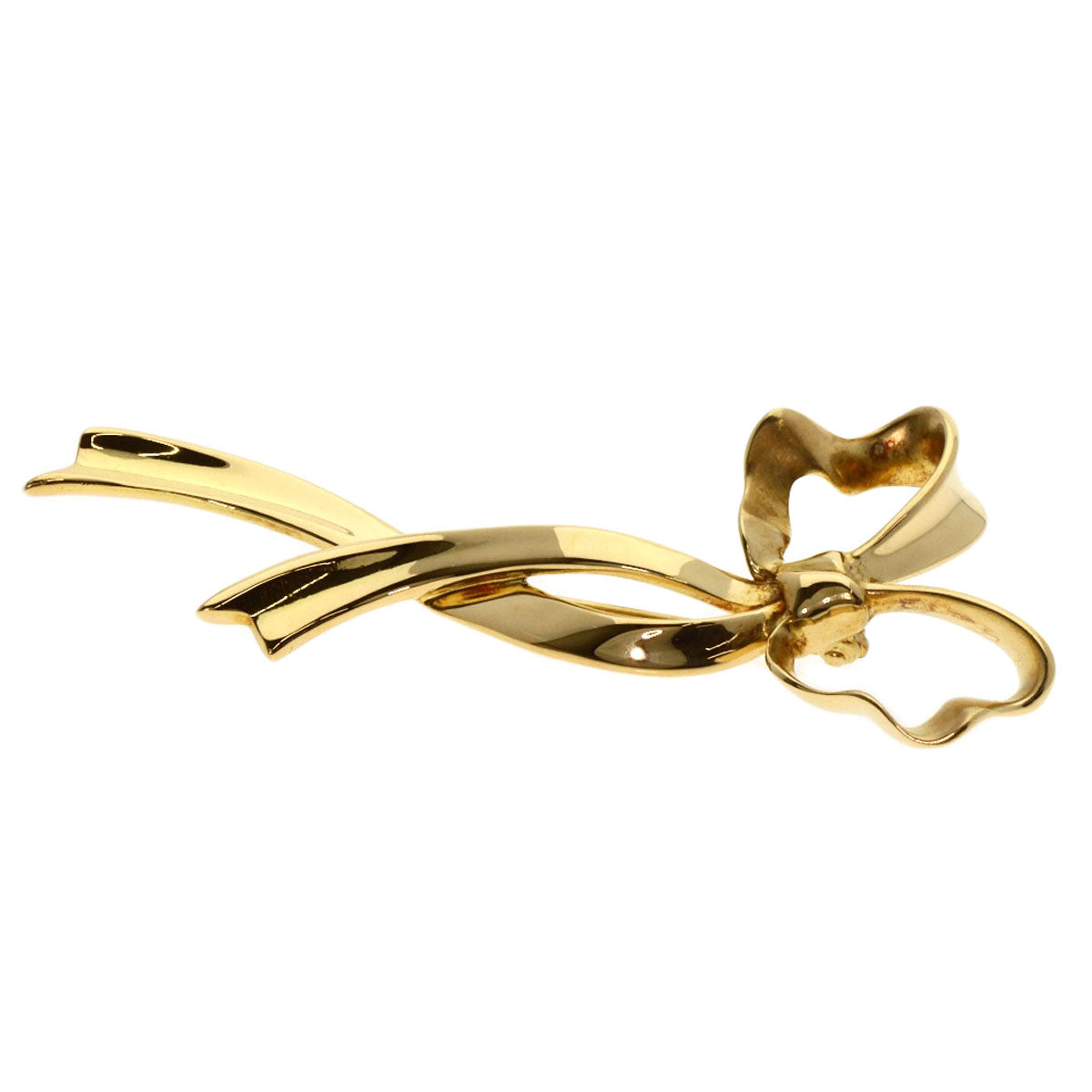 Tiffany&Co. Brooch 18K Yellow Gold Gold Ribbon