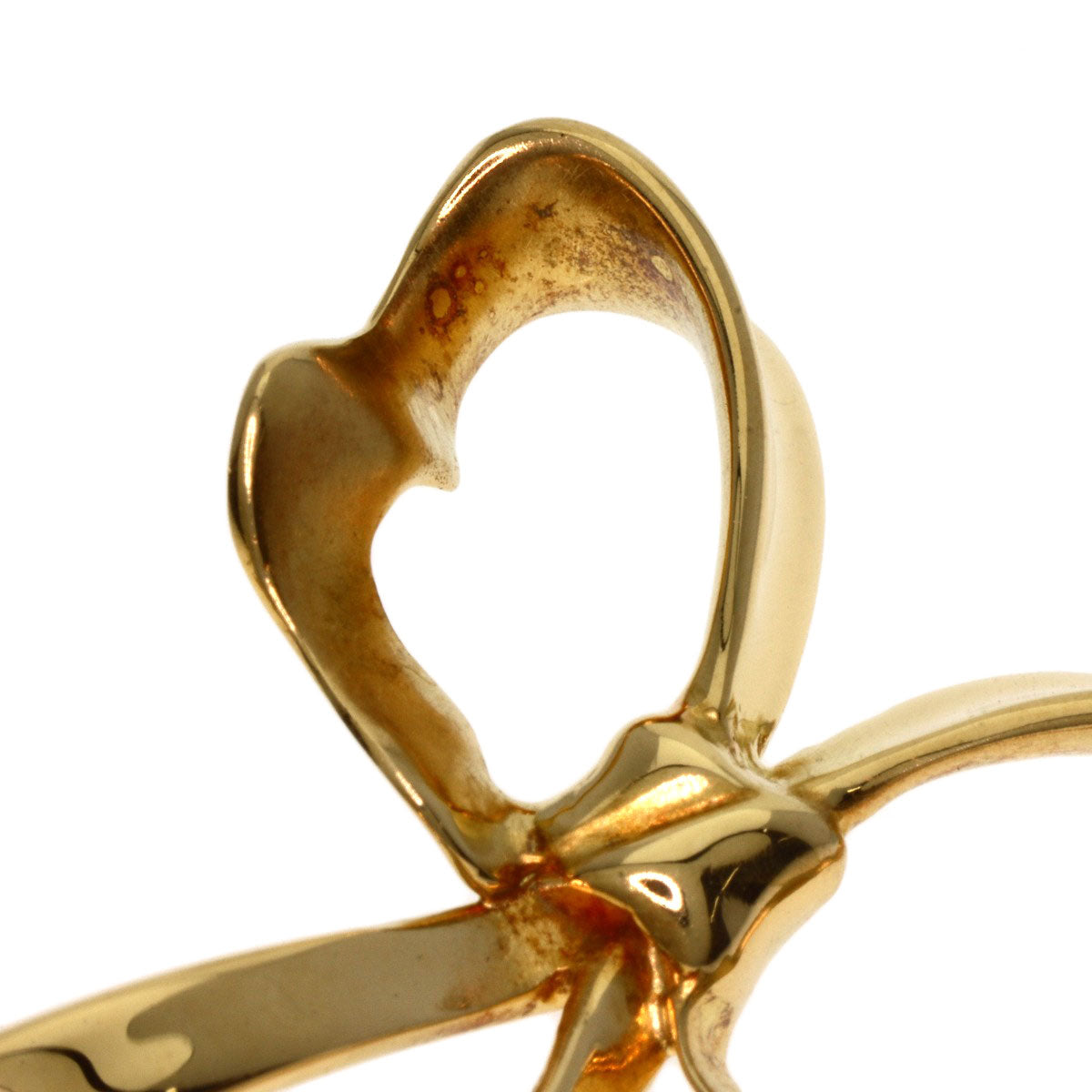 Tiffany&Co. Brooch 18K Yellow Gold Gold Ribbon