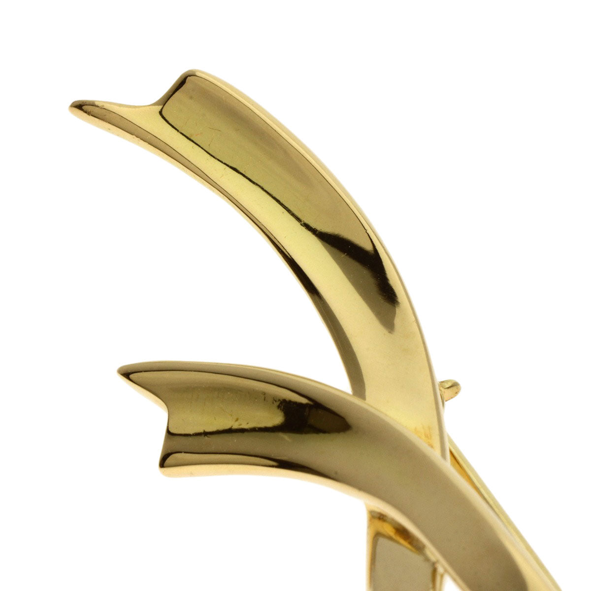 Tiffany&Co. Brooch 18K Yellow Gold Gold Ribbon
