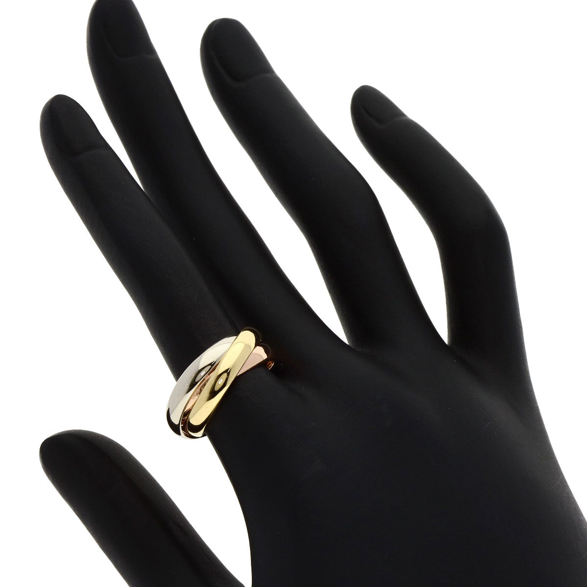 Cartier Ring 18K Yellow Gold Gold Trinity #52