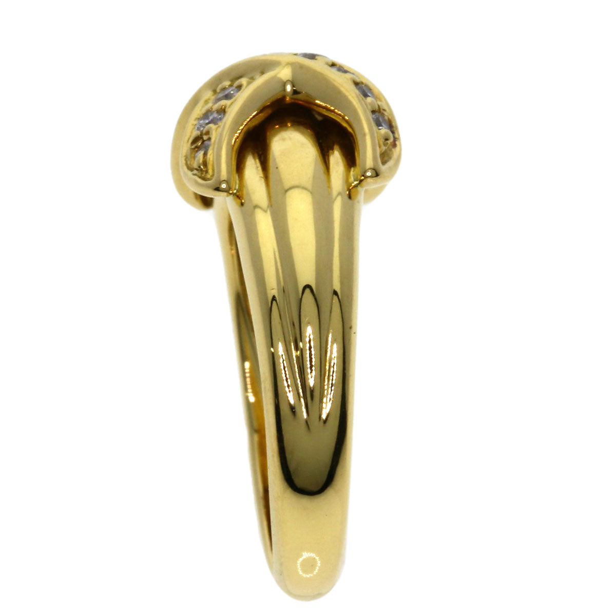 Tiffany&Co. Ring 18K Yellow Gold Gold Signature Diamond Women