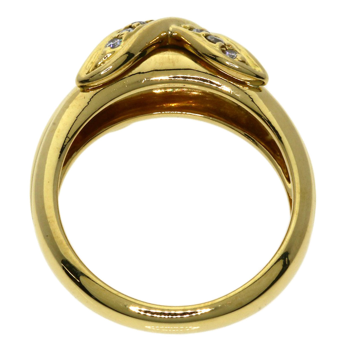 Tiffany&Co. Ring 18K Yellow Gold Gold Signature Diamond Women