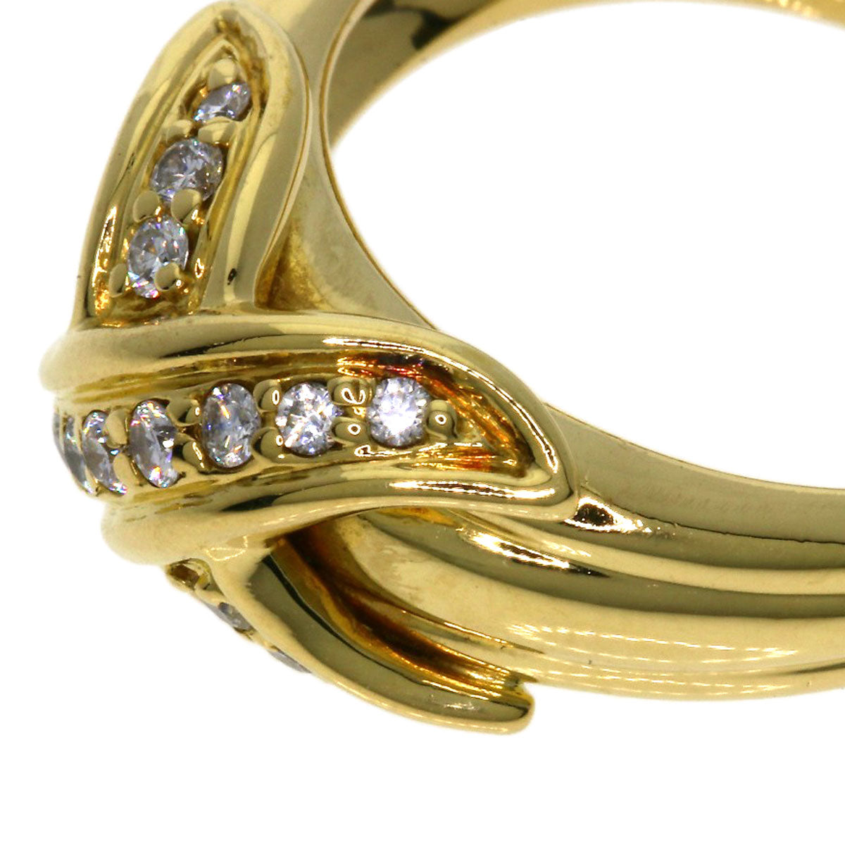 Tiffany&Co. Ring 18K Yellow Gold Gold Signature Diamond Women