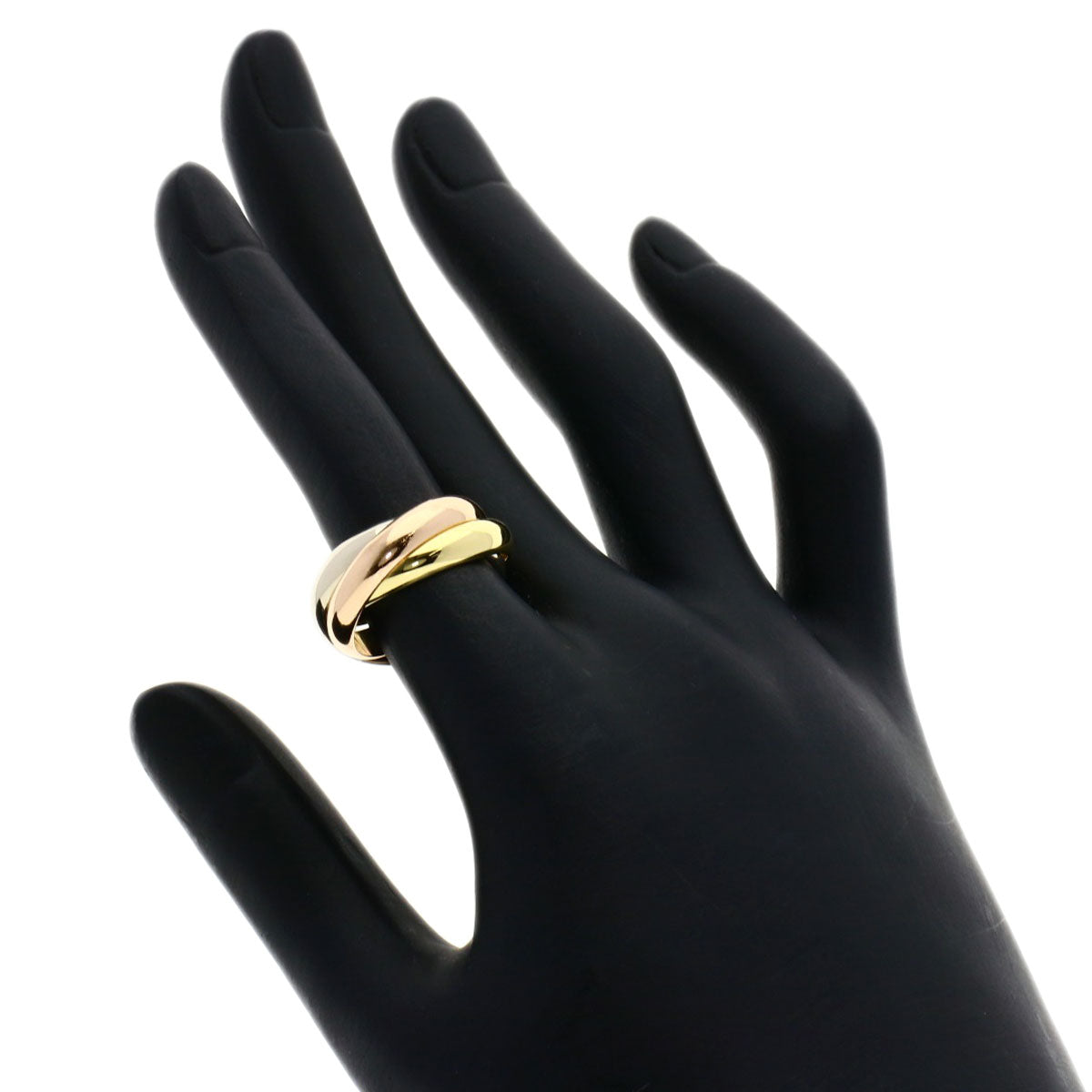 Cartier Ring 18K Yellow Gold Gold Trinity Mm #49