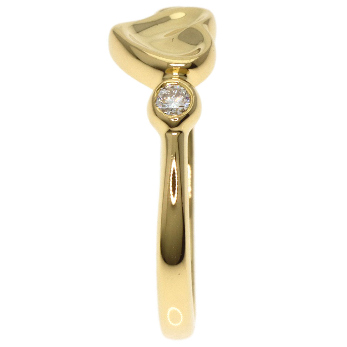 Tiffany&Co. Ring 18K Yellow Gold Gold Full Heart Diamond
