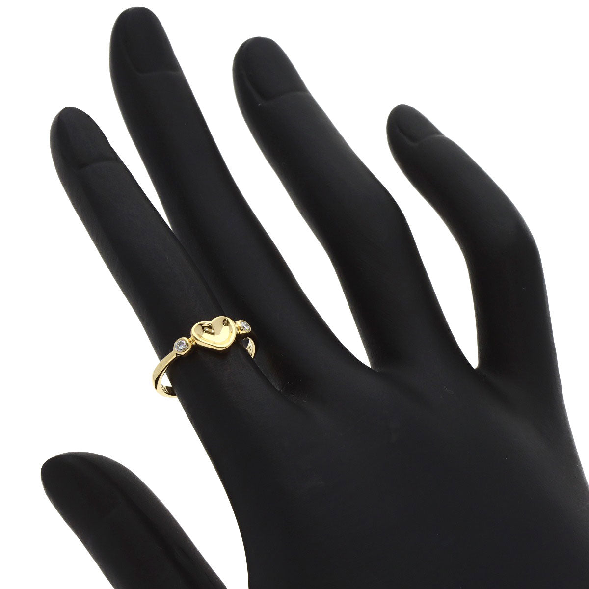 Tiffany&Co. Ring 18K Yellow Gold Gold Full Heart Diamond