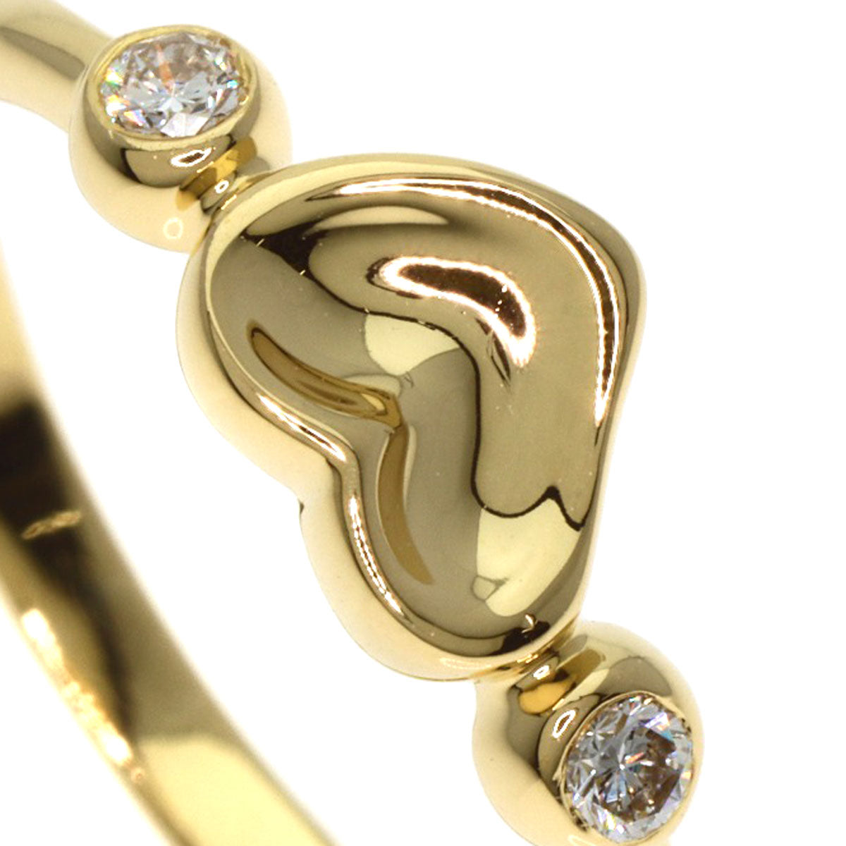 Tiffany&Co. Ring 18K Yellow Gold Gold Full Heart Diamond