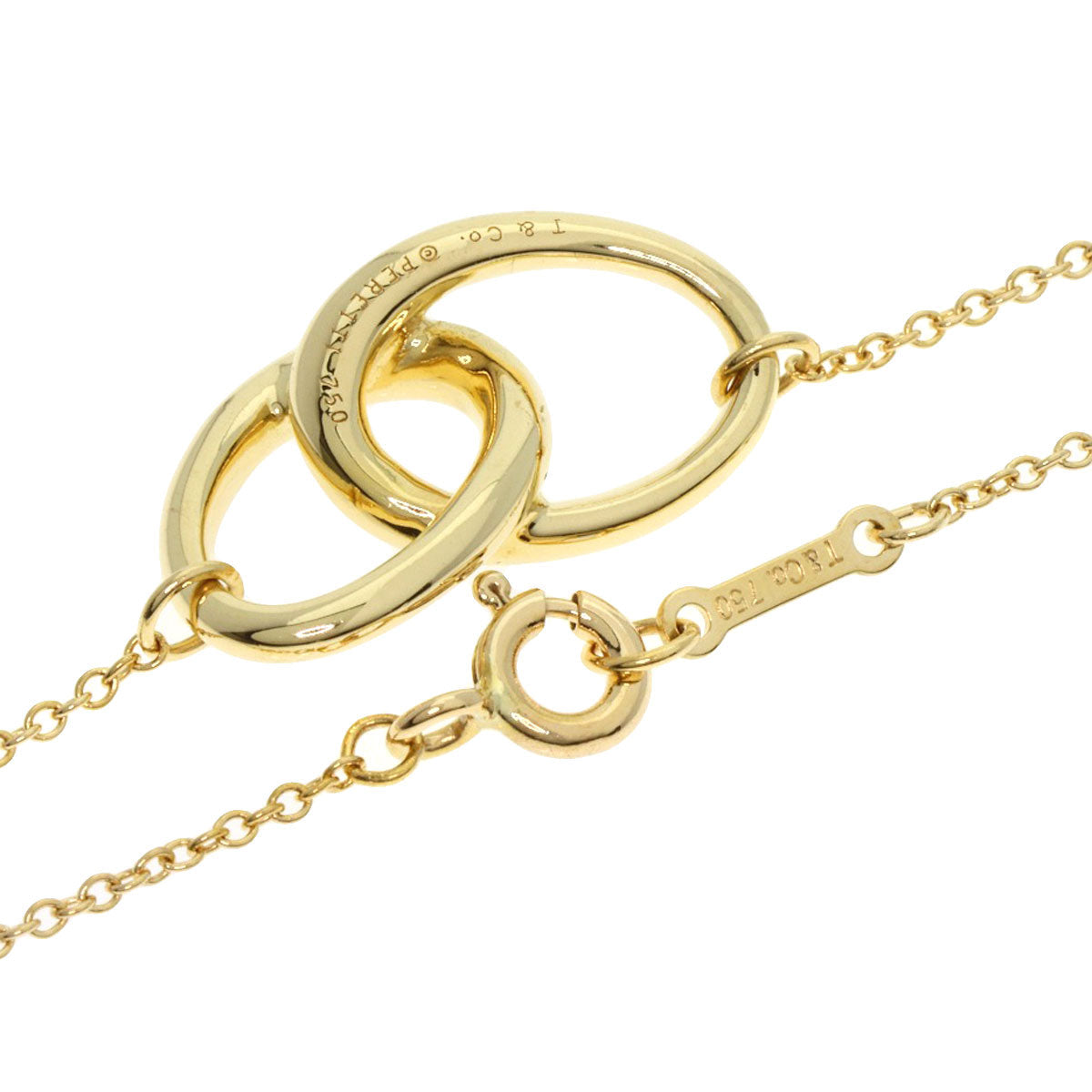 Tiffany&Co. Necklace 18K Yellow Gold Gold Double Loop
