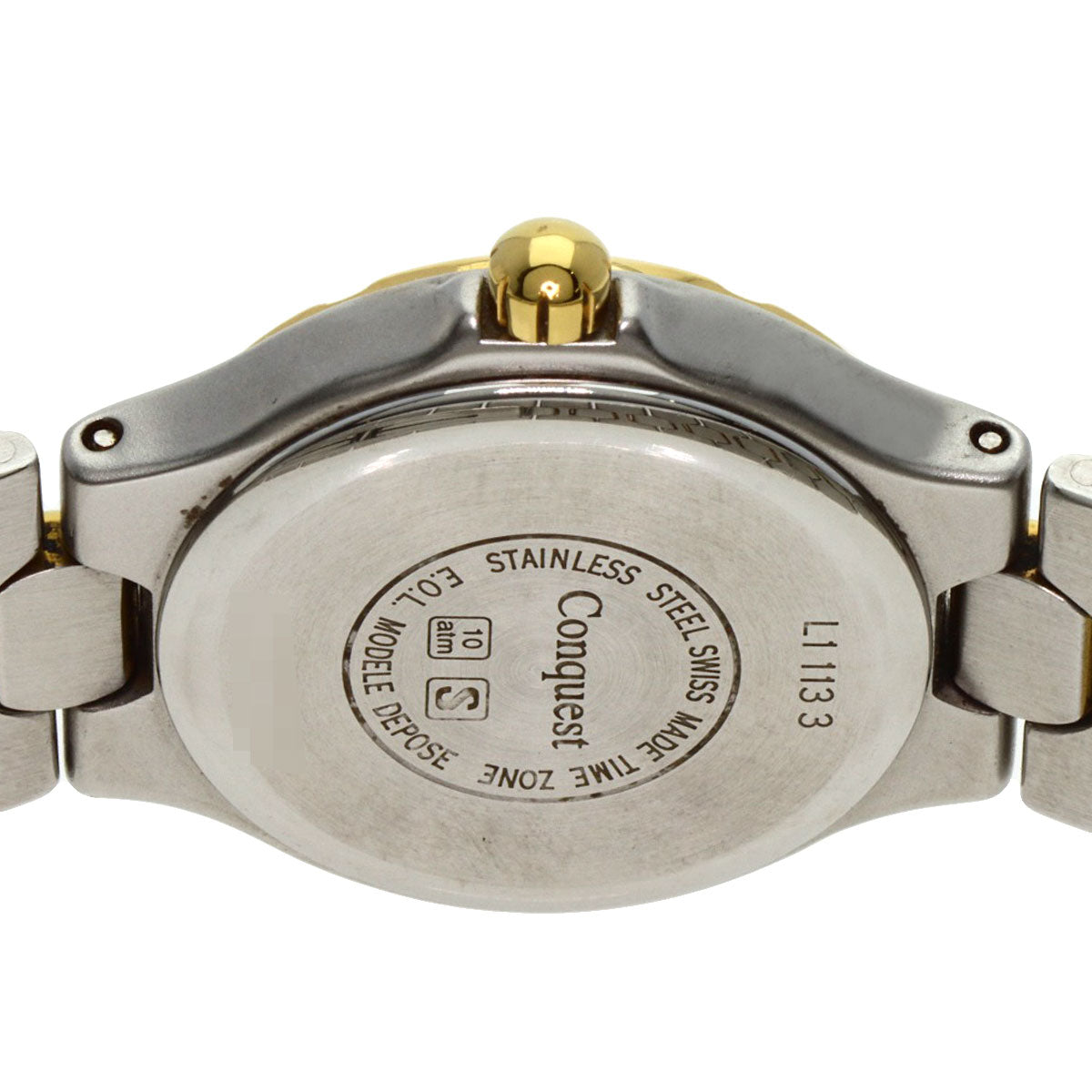 Longines Watches Quartz L1.113.3 Stainless Steel Silver Conquest White Dial