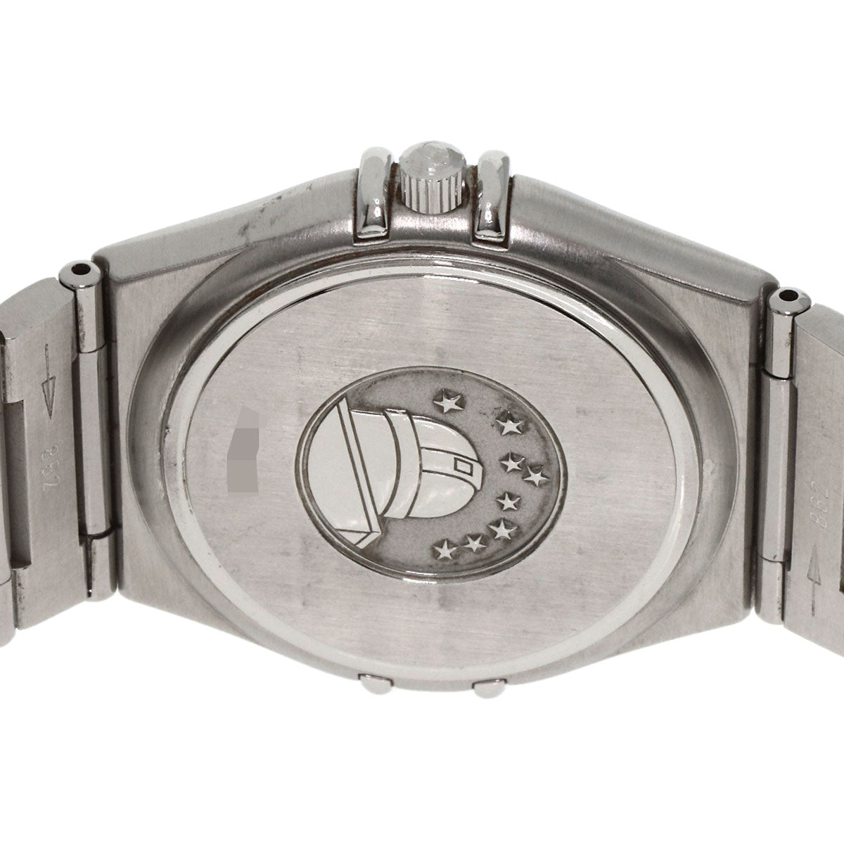 Omega Watches Quartz 1312.30 Stainless Steel , Stainless Steel Silver Constellation Silver Dial Mens