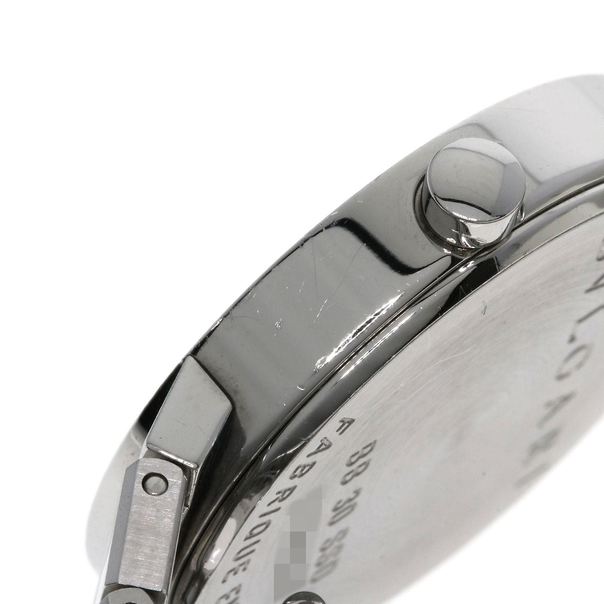Bvlgari Watches Quartz Bb30Ss Stainless Steel Silver Bulgari Bulgari Black Dial