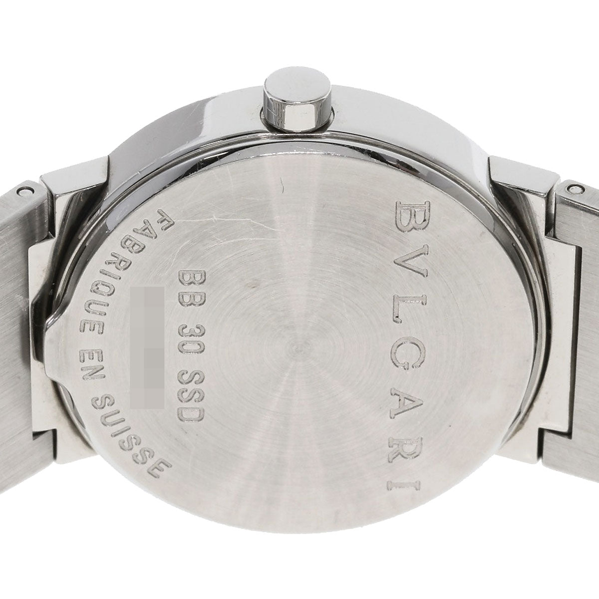 Bvlgari Watches Quartz Bb30Ss Stainless Steel Silver Bulgari Bulgari Black Dial