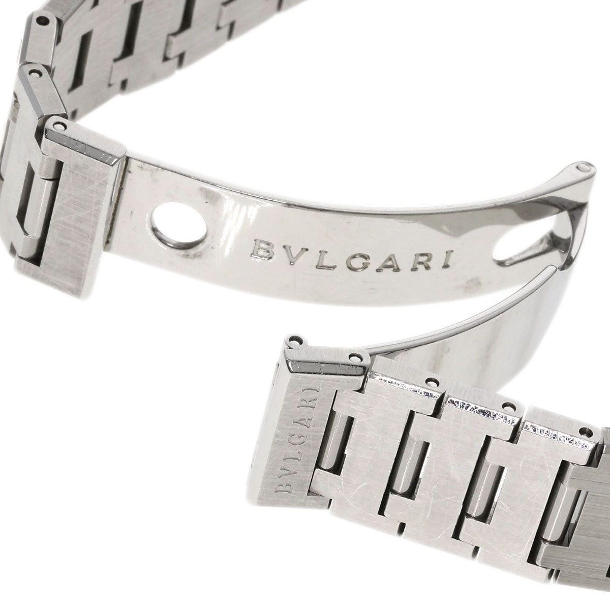 Bvlgari Watches Quartz Bb30Ss Stainless Steel Silver Bulgari Bulgari Black Dial
