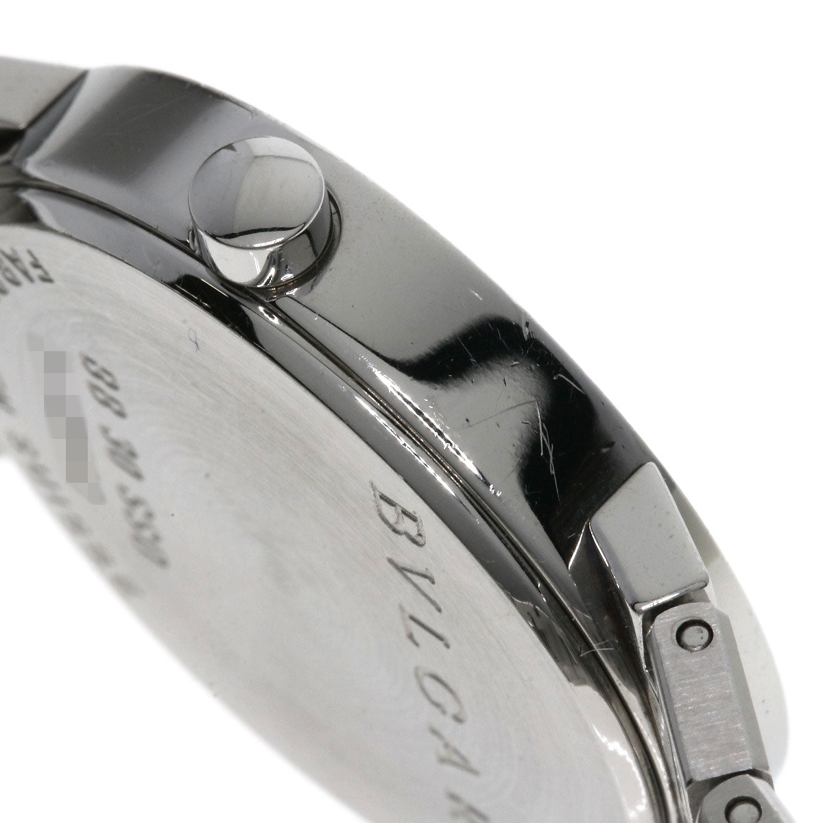 Bvlgari Watches Quartz Bb30Ss Stainless Steel Silver Bulgari Bulgari Black Dial