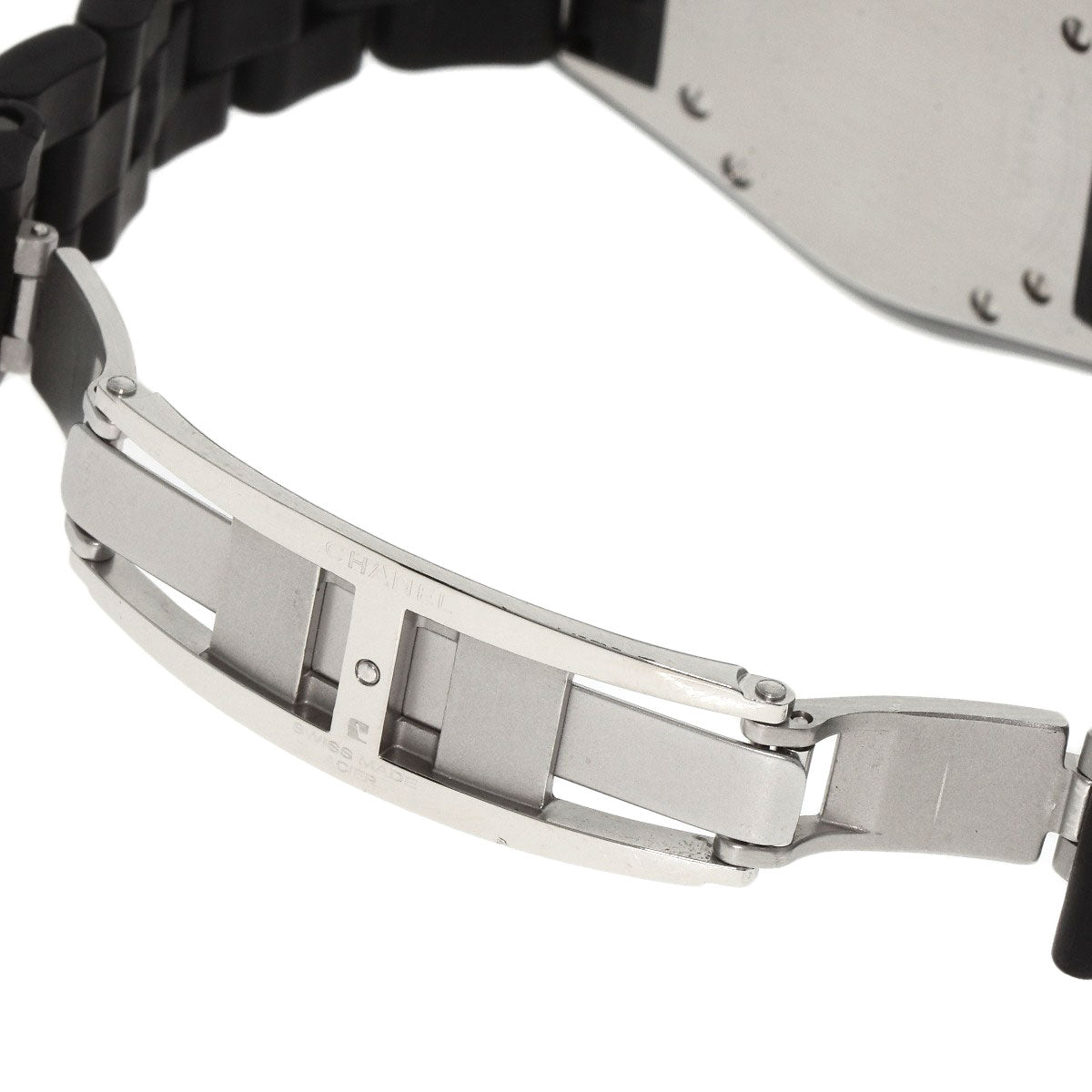 Chanel Watches Quartz H0681 Ceramic, Rubber Black J12 1.3" Black Dial Women