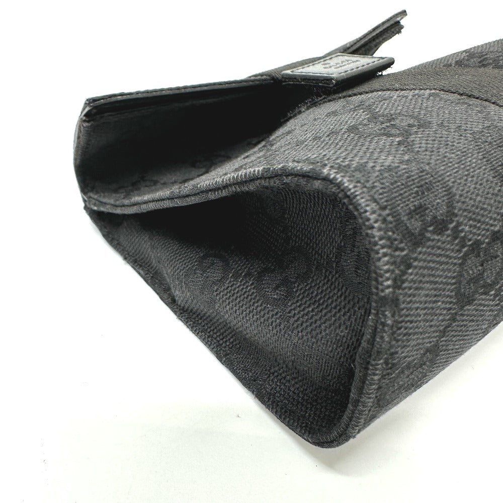 Gucci Pouch 39.0911 Gg Canvas Black Gg Cosmetics Pouch Women