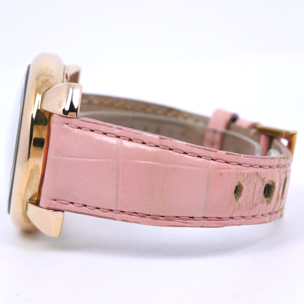 Gaga Milano Watches Quartz 5012.Wh.Kala Stainless Steel , Leather Pink Manure 40 White Dial