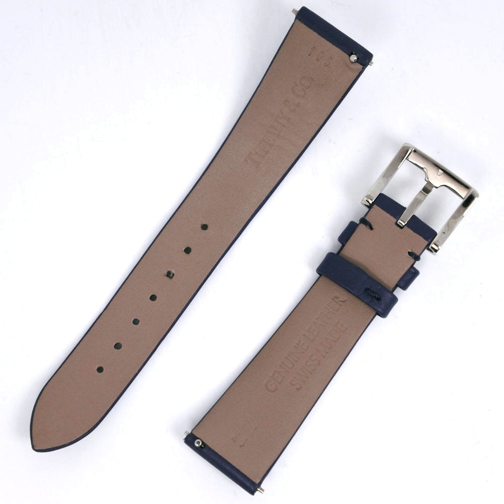 Tiffany&Co. Watches Quartz 36668694 Stainless Steel , Leather Navy East West Mini Navy Dial Women