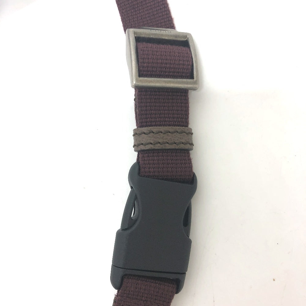 Gucci Sling Bag 650299 Nylon Brown The North Face Collaboration Waist Pouch Women