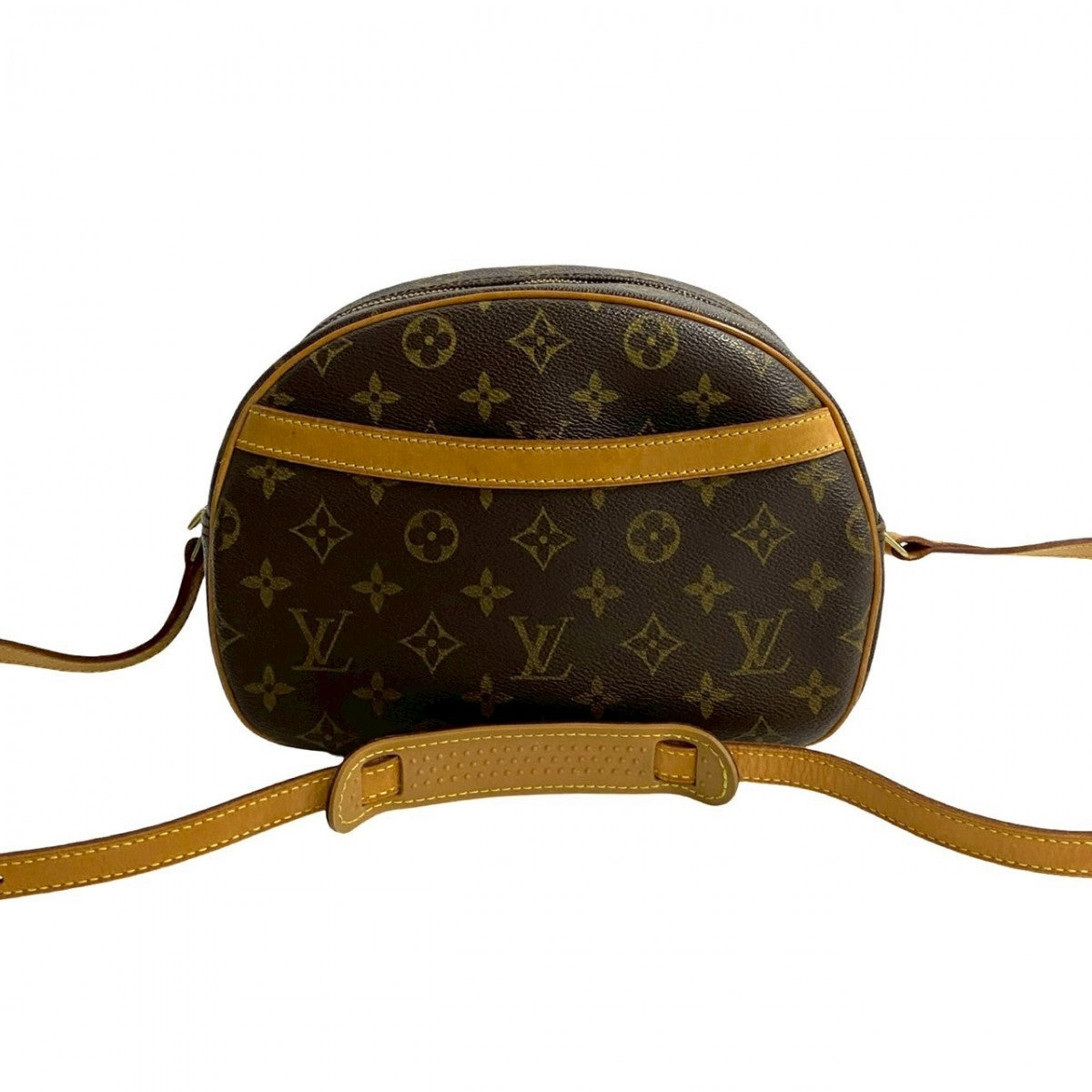 Louis Vuitton Shoulder Bag M51221 Leather, Pvc Brown Monogram Blois Women