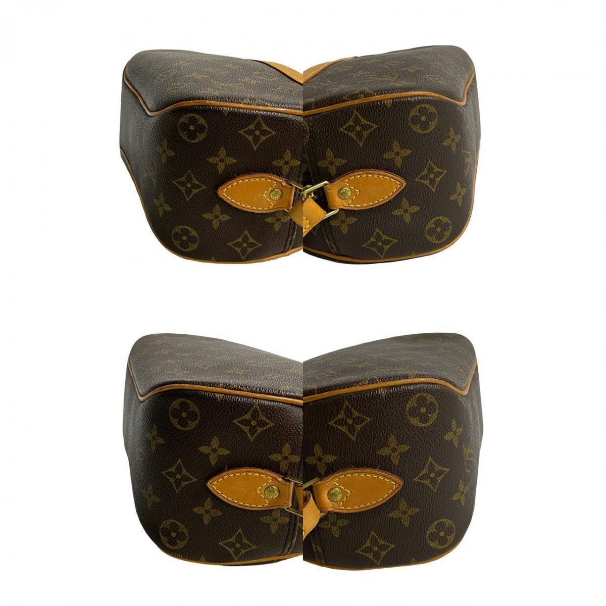 Louis Vuitton Shoulder Bag M51221 Leather, Pvc Brown Monogram Blois Women