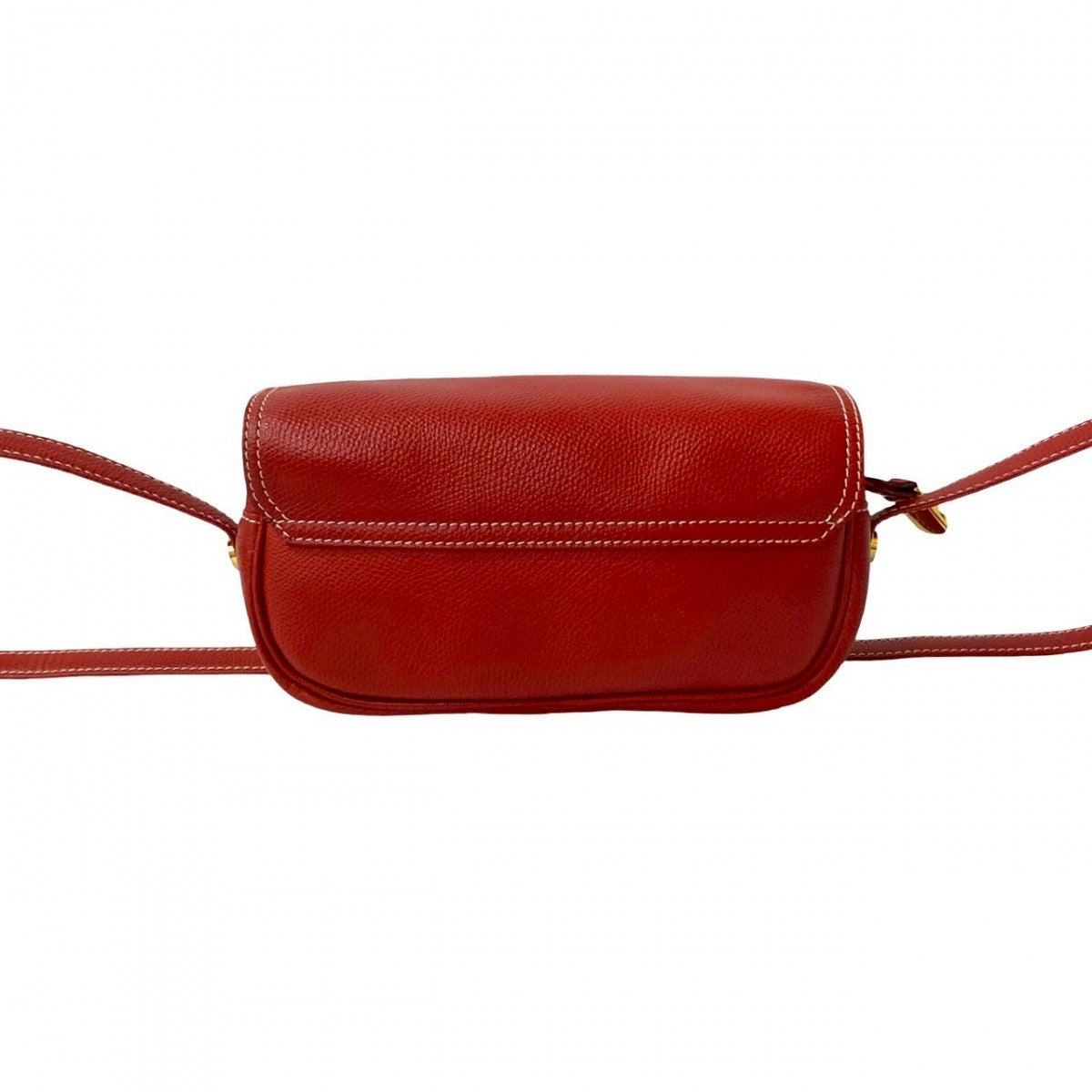 Loewe Shoulder Bag Leather Red Anagram Logo Women