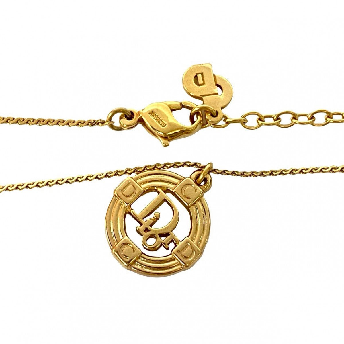 Dior Necklace Gold Plated Gold