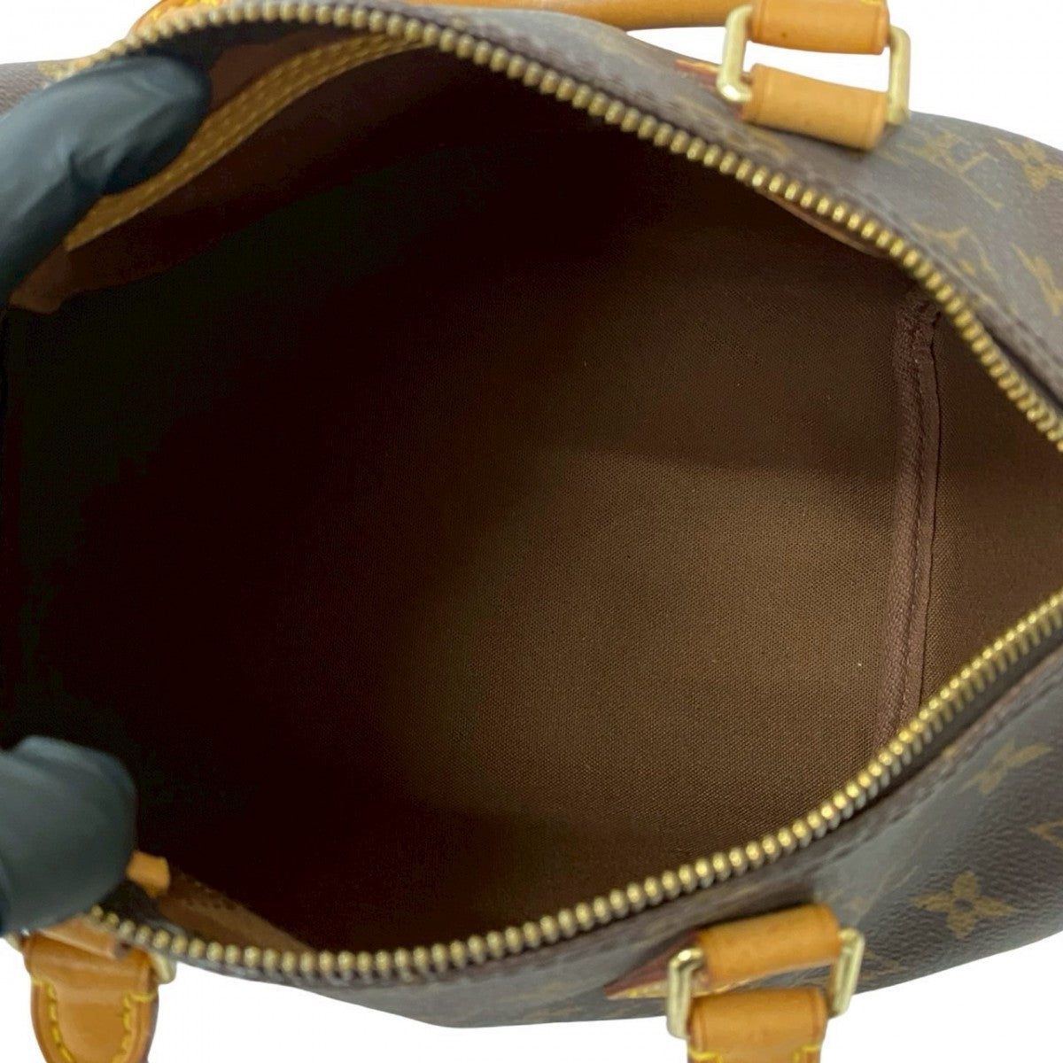 Louis Vuitton Handbag M41528 Leather Brown Monogram Speedy 25
