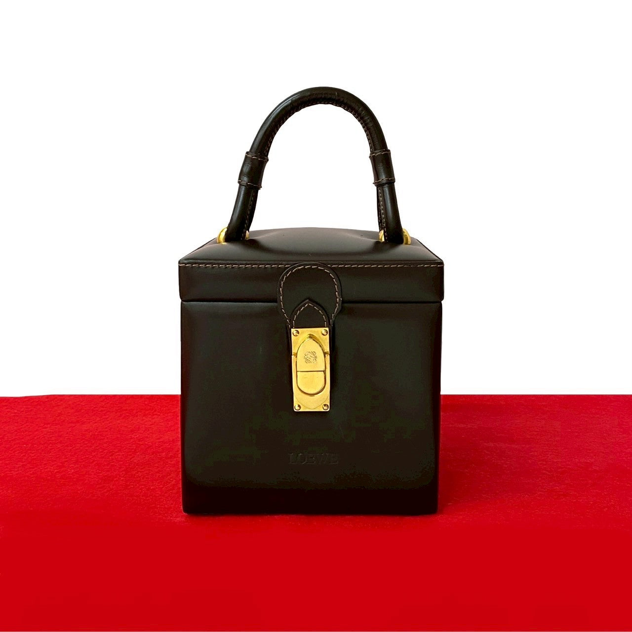 Loewe Handbag Leather Brown