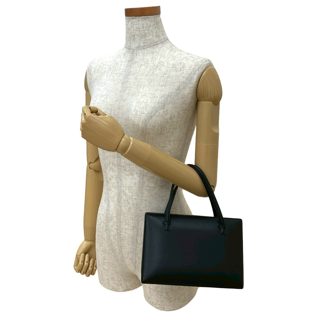 Loewe Handbag Leather Black