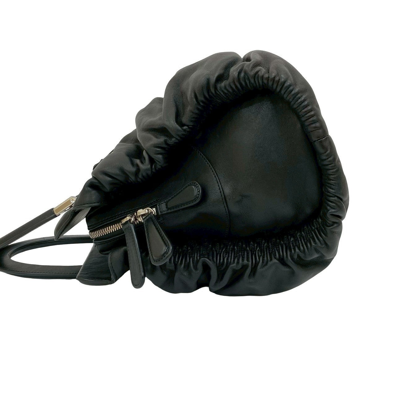 Dior Handbag Leather Black Karenina