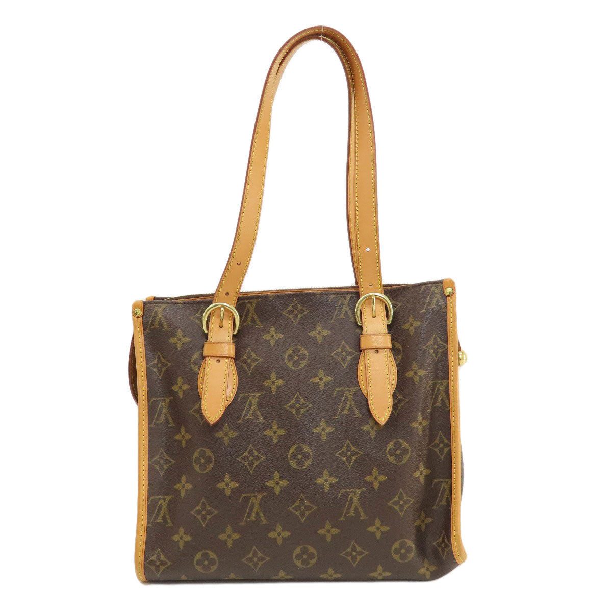 Louis Vuitton Tote Bag L40007 Monogram Canvas Black Popincourt Haut Monogram Women
