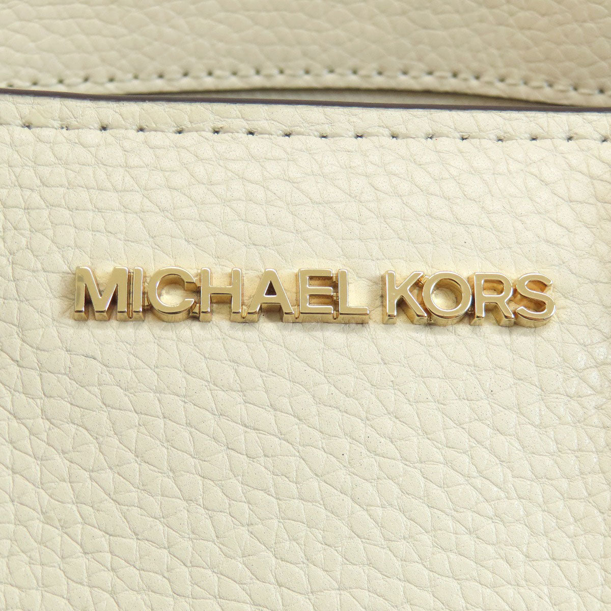 Michael Kors Tote Bag Leather White 2Way