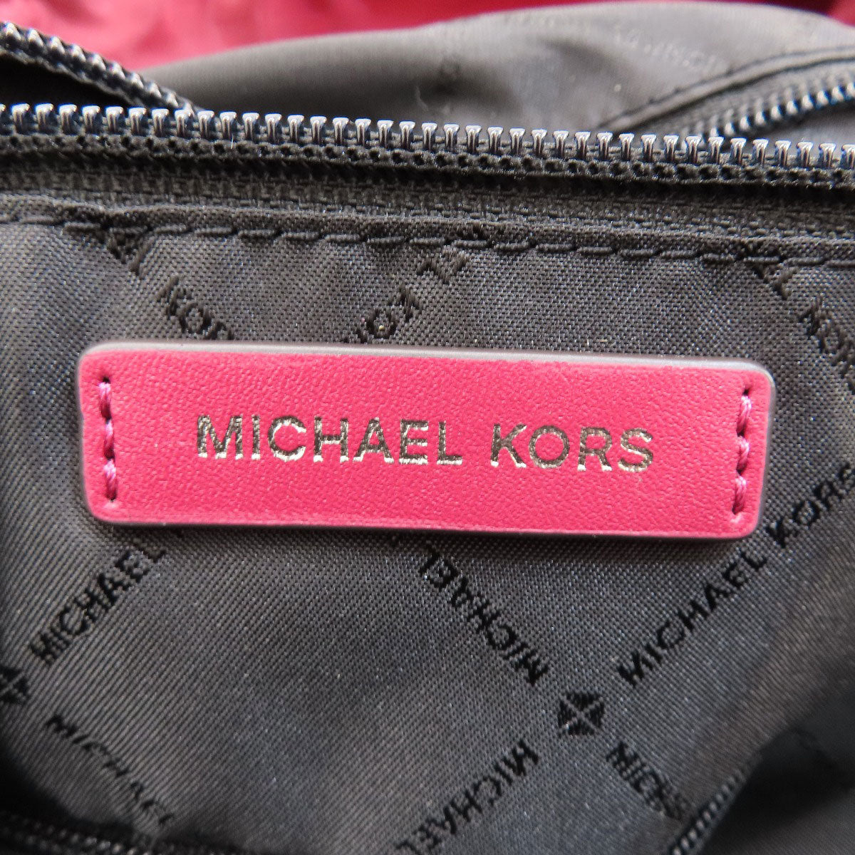 Michael Kors Tote Bag Nylon Red 2Way Women
