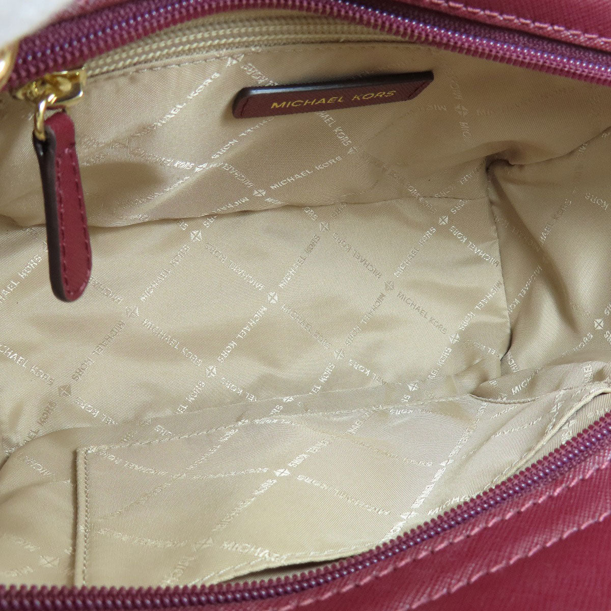 Michael Kors Shoulder Bag Pvc Red Logo Women