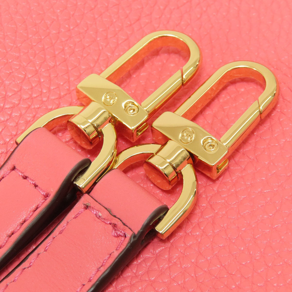 Michael Kors Handbag Leather Pink Logo 2Way Women