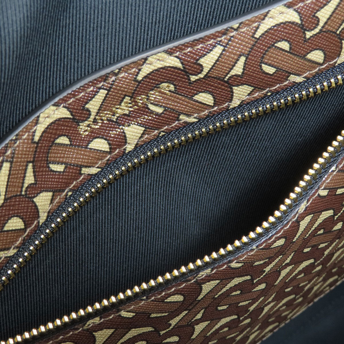 Burberry Tote Bag Pvc, Leather Brown B Logo Women