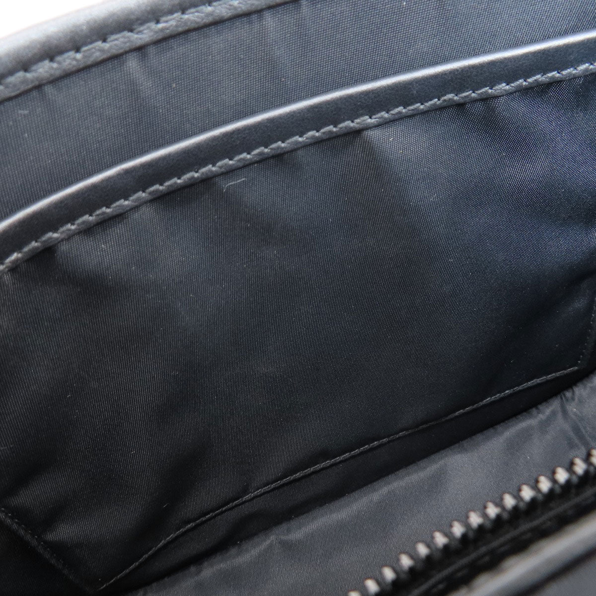 Burberry Shoulder Bag Leather Black Logo Women