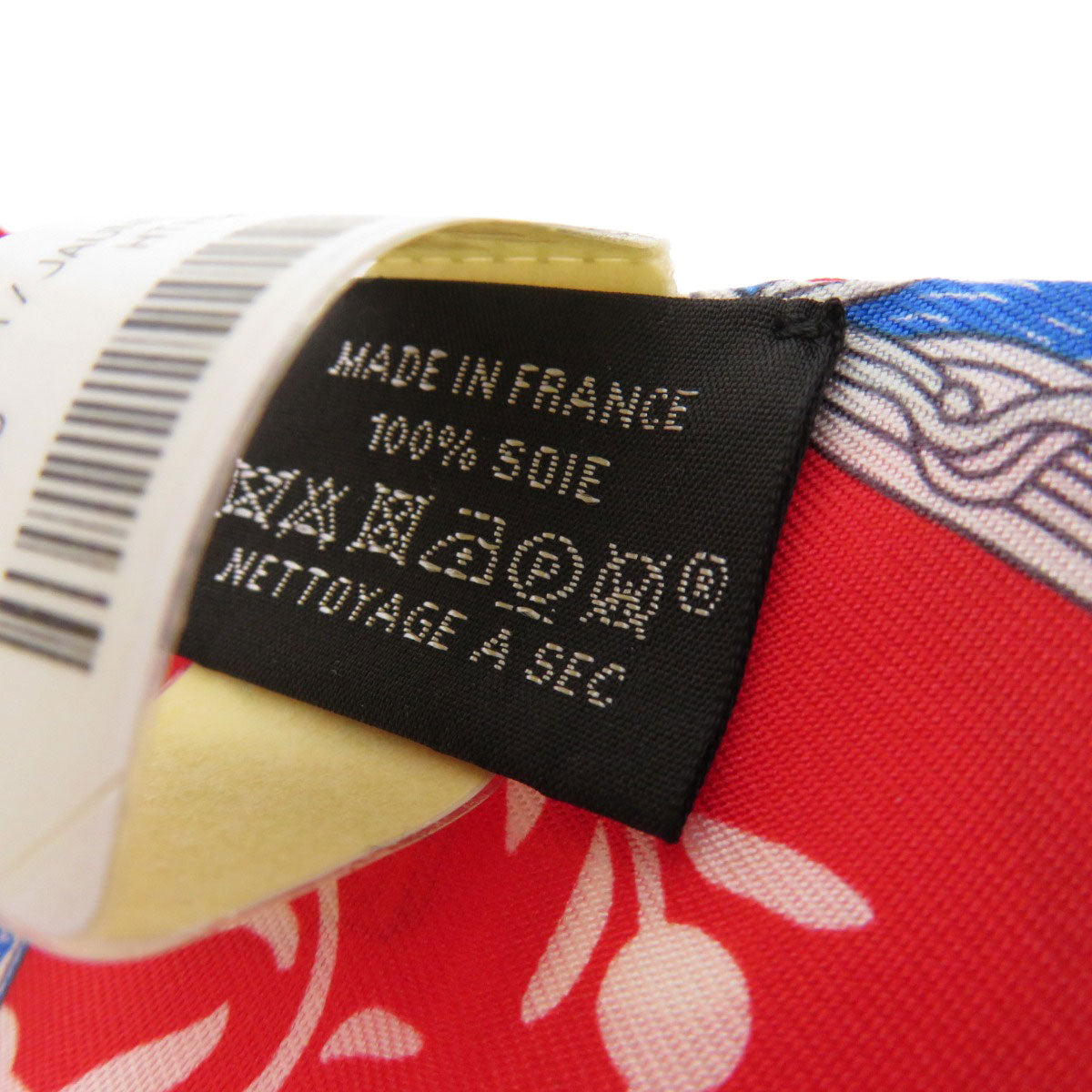 Hermes Scarf Silk Red Twilly Women