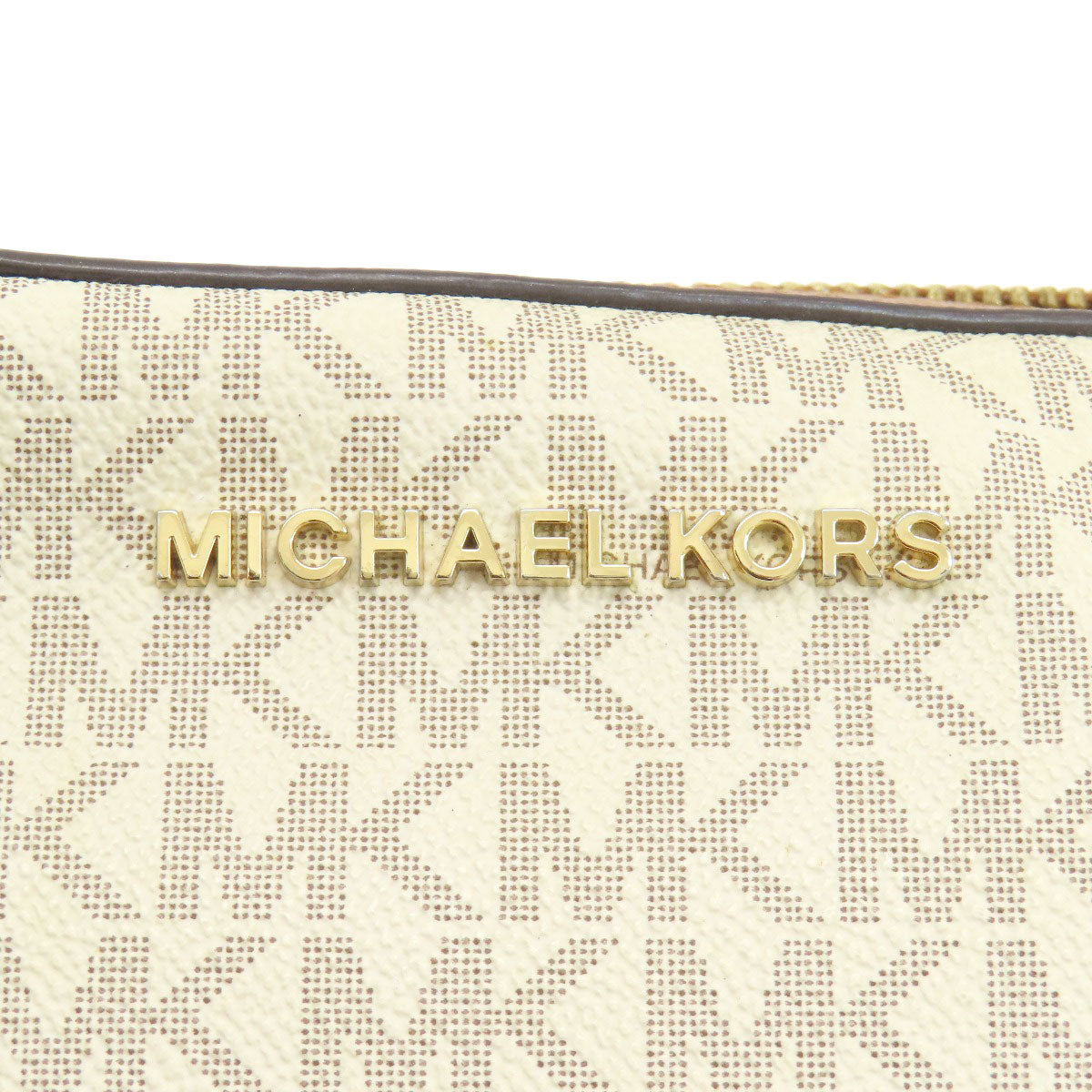 Michael Kors Shoulder Bag Pvc White Mk Signature Women