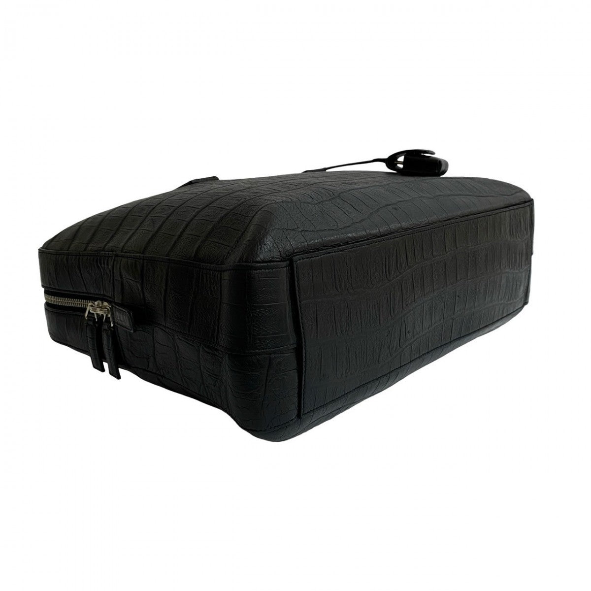 Yves Saint Laurent Business Bag Leather Black Classic Museum