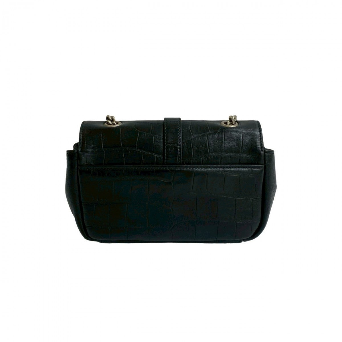 Yves Saint Laurent Shoulder Bag Leather Black