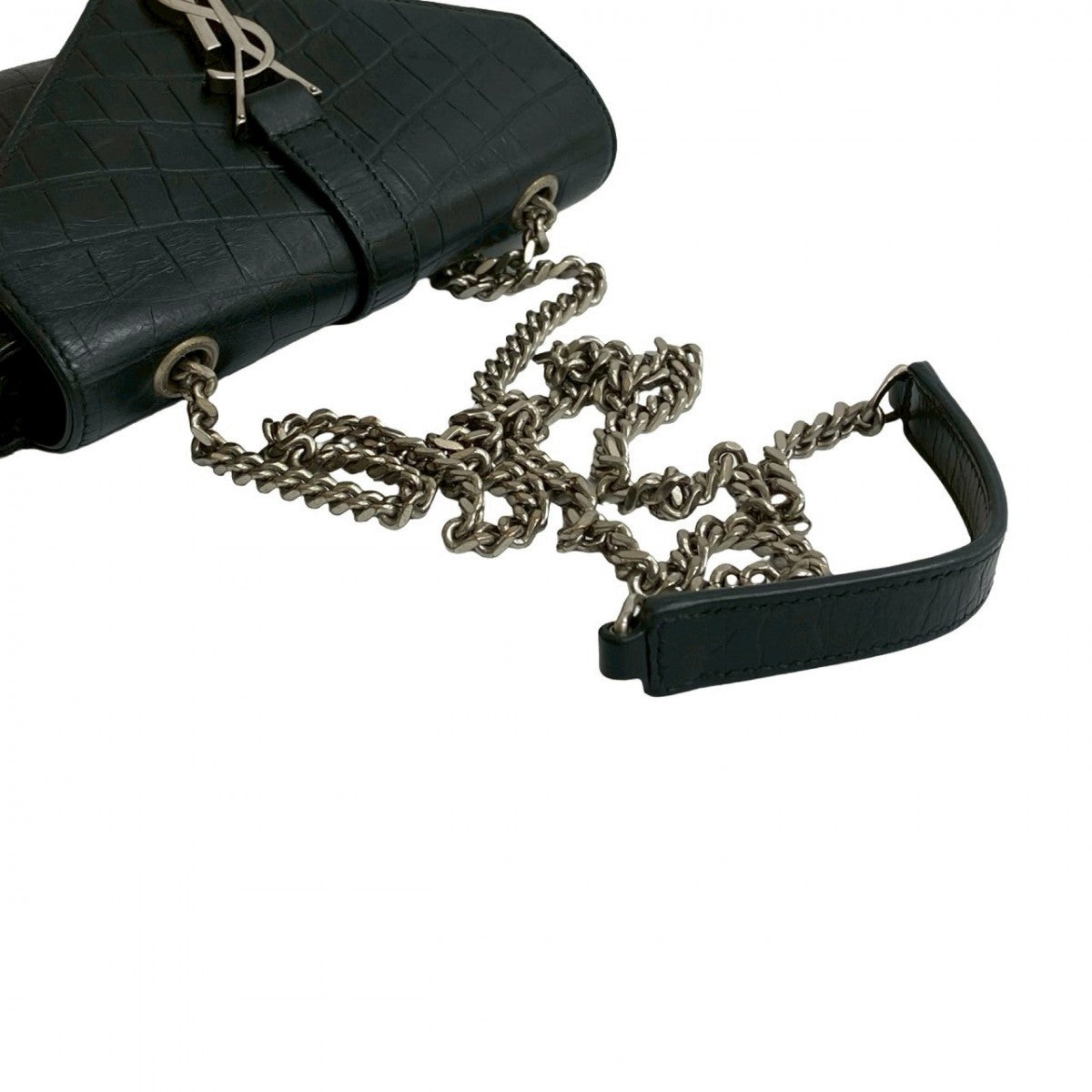 Yves Saint Laurent Shoulder Bag Leather Black