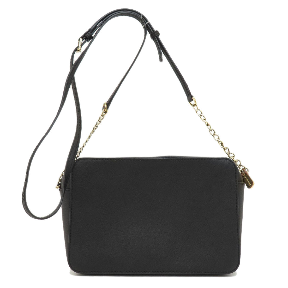 Michael Kors Shoulder Bag Leather Black Long Shoulder Women