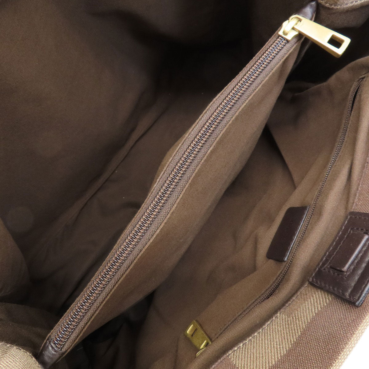 Bally Tote Bag Canvas Brown Logo Women