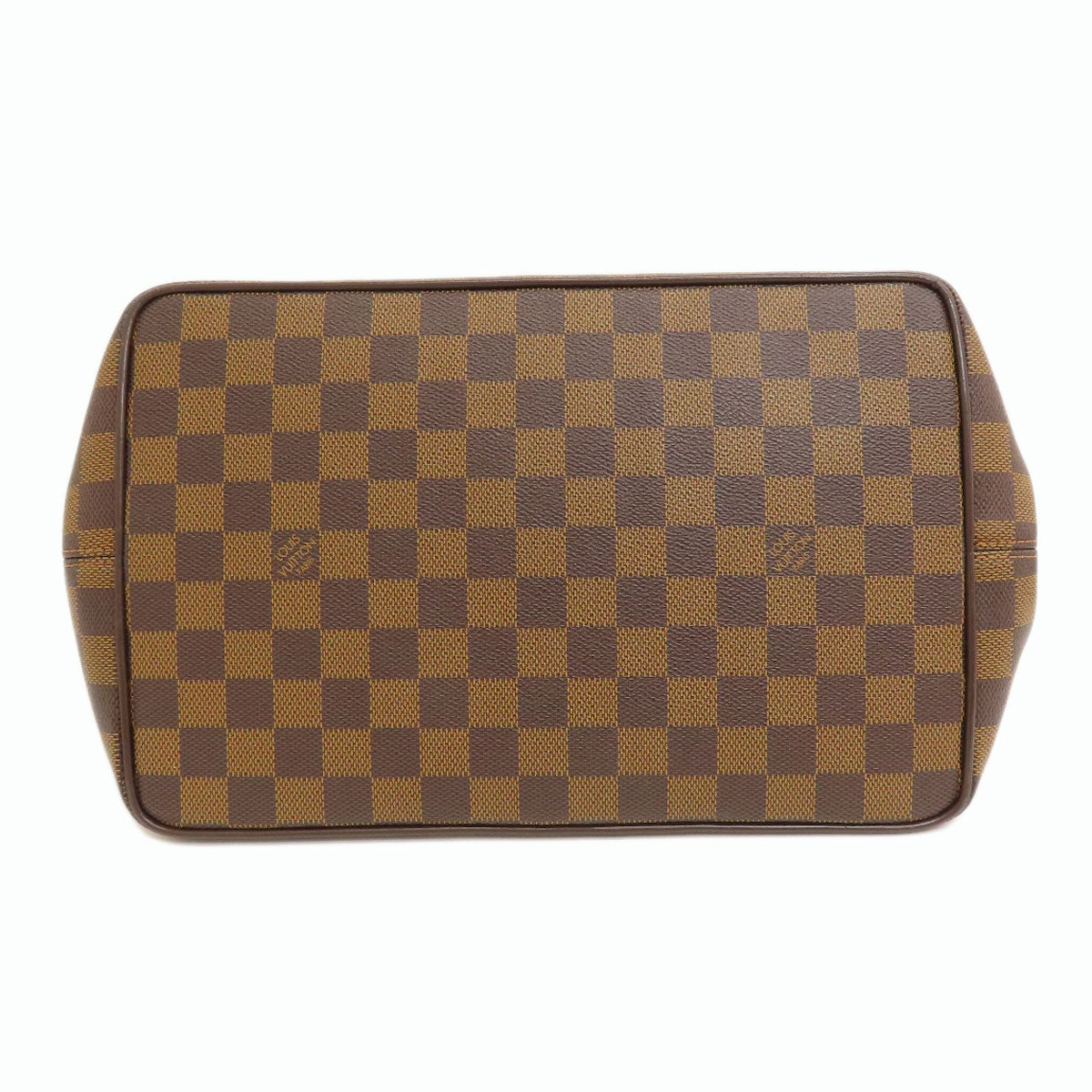 Louis Vuitton Handbag N41168 Damier Canvas Brown Bergamo Mm Damier Ebene