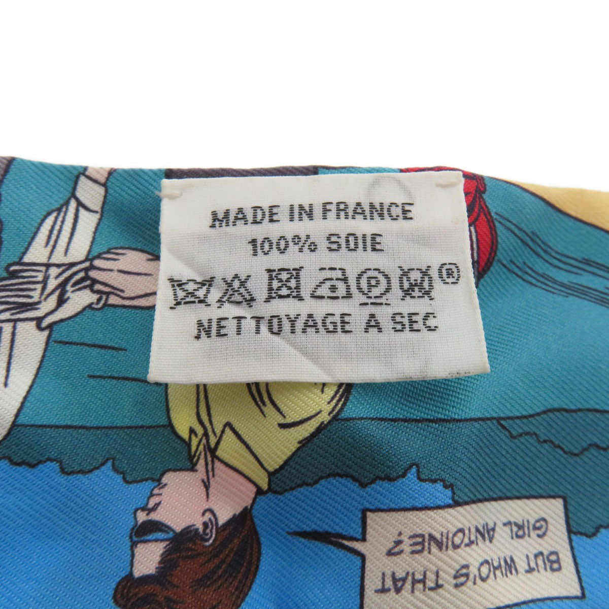 Hermes Scarf Silk Blue Twilly Women